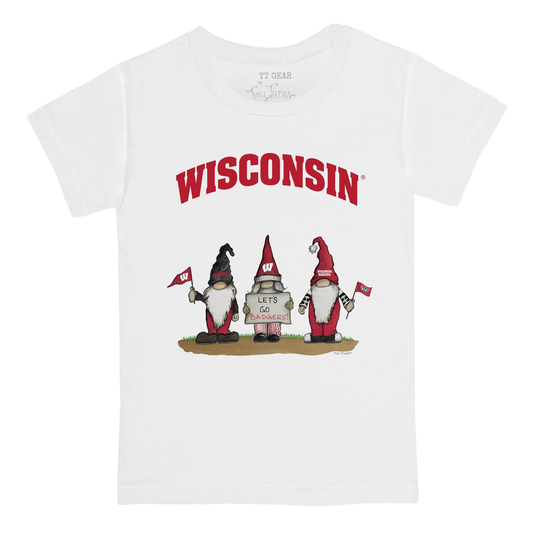 Wisconsin Badgers Gnomes Tee Shirt