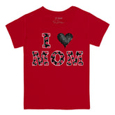 Wisconsin Badgers I Love Mom Tee Shirt