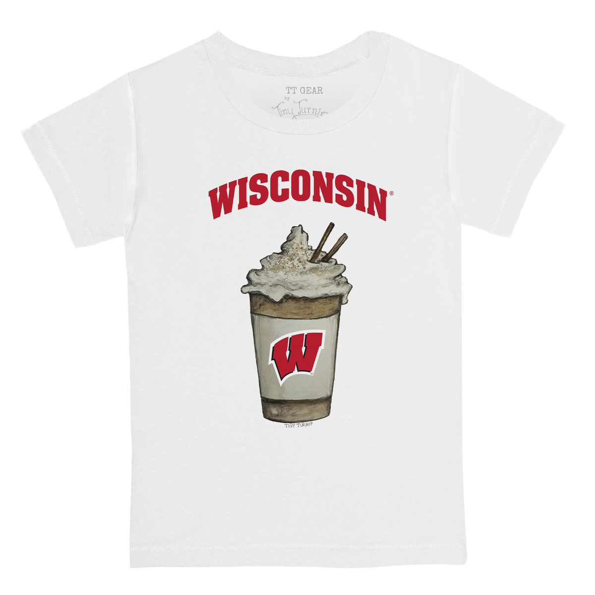 Wisconsin Badgers Latte Tee Shirt