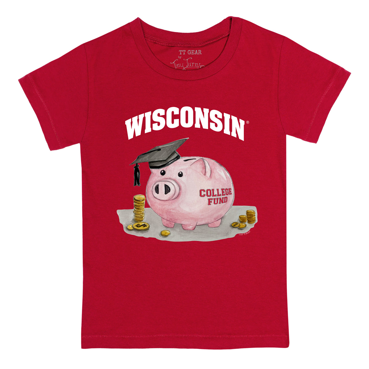 Wisconsin Badgers Piggy Tee Shirt