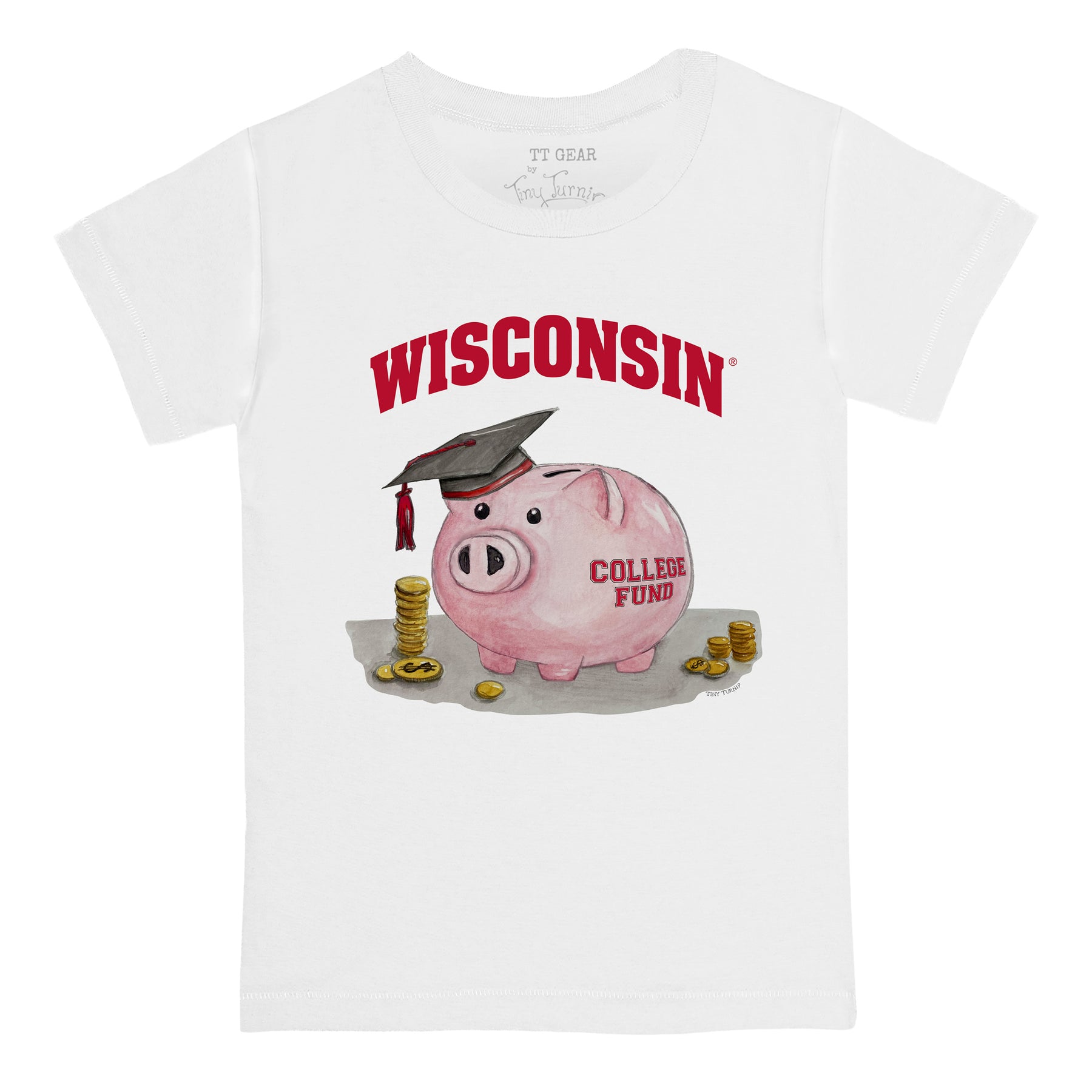 Wisconsin Badgers Piggy Tee Shirt