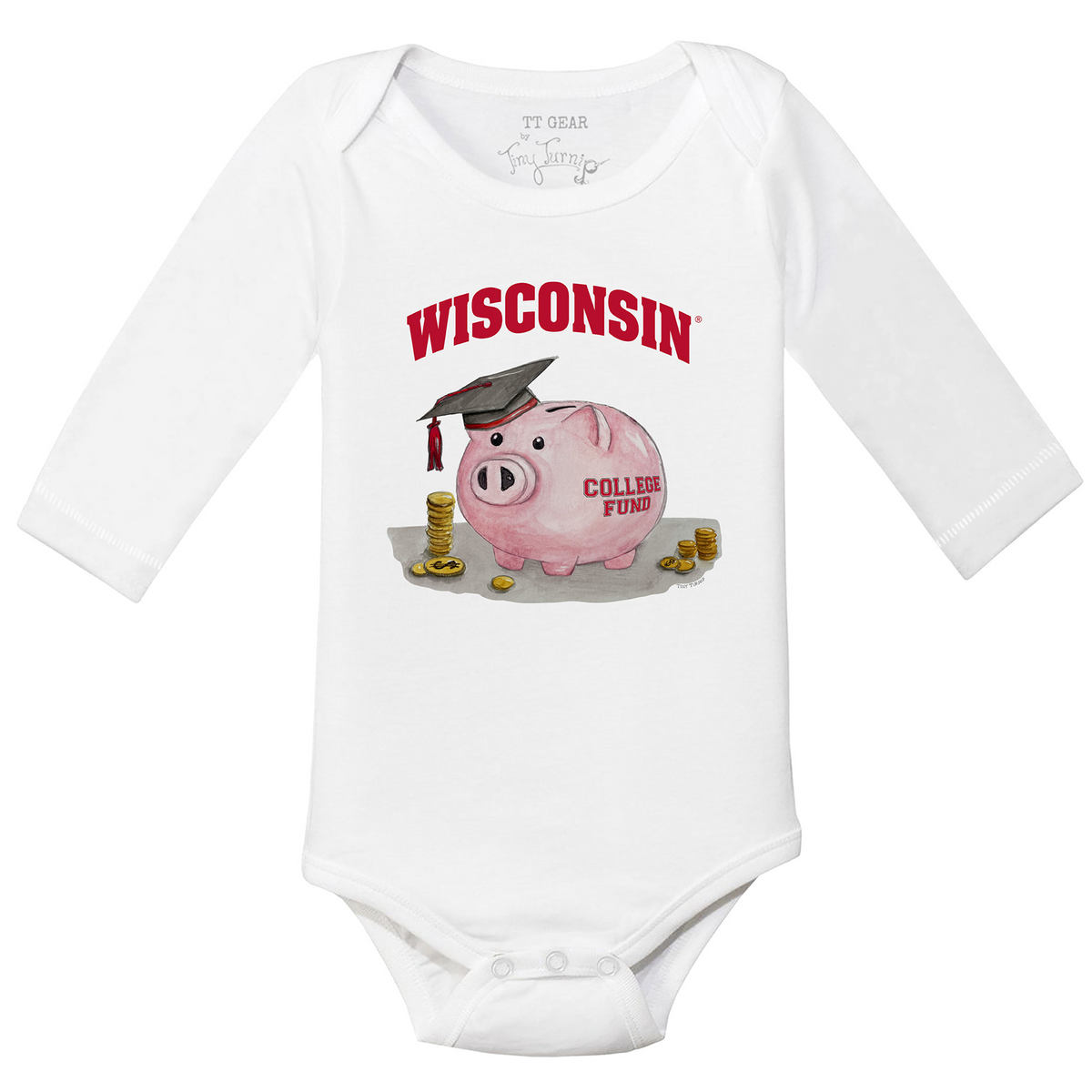 Wisconsin Badgers Piggy Long-Sleeve Snapper