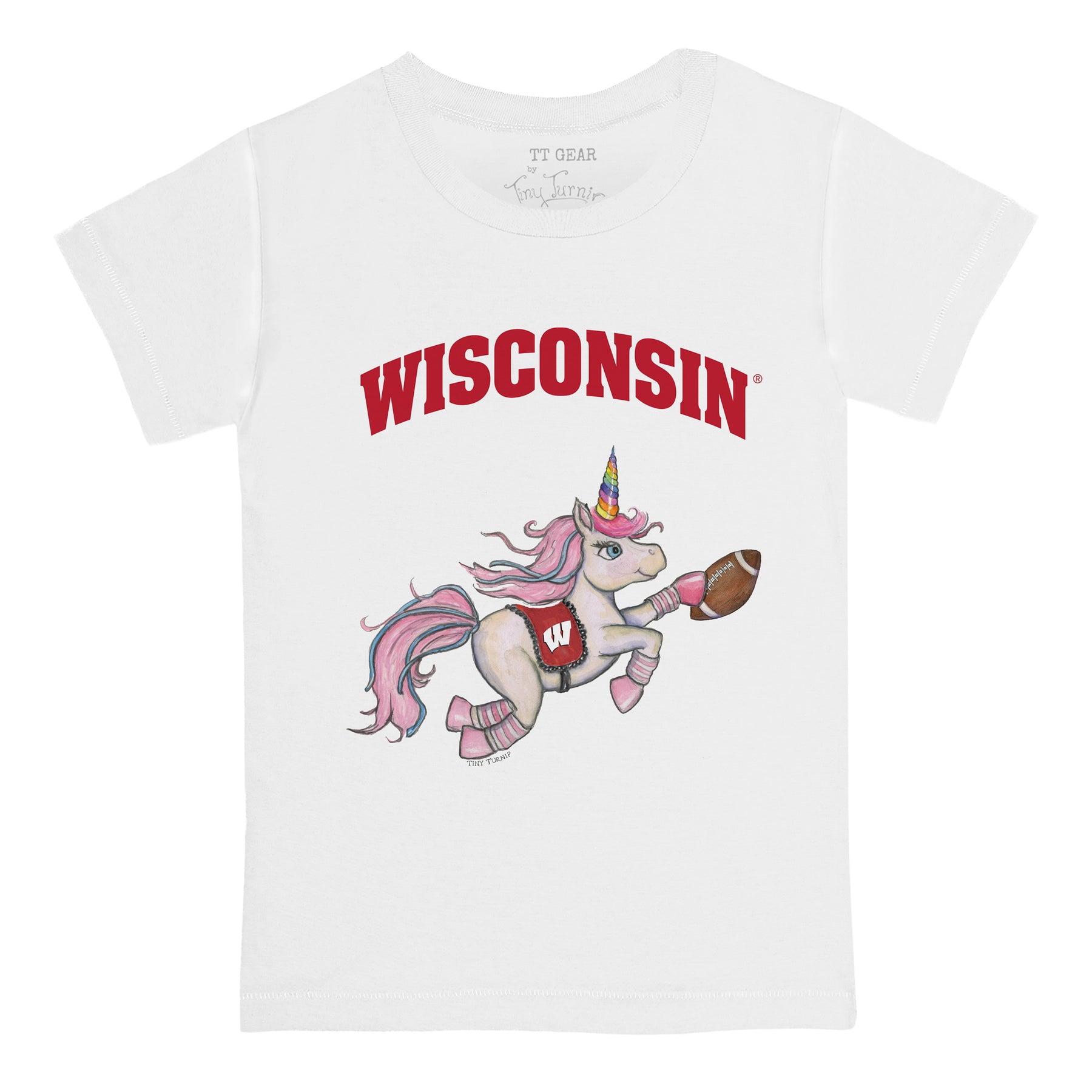 Wisconsin Badgers Unicorn Tee Shirt