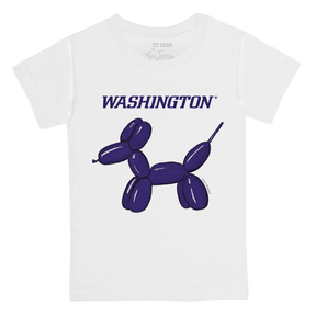 Washington Huskies Balloon Dog Kid's Tee Shirt