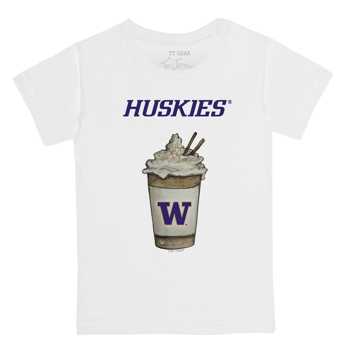 Washington Huskies Latte Kid's Tee Shirt