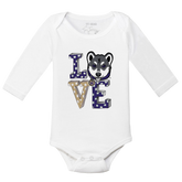 Washington Huskies LOVE Long-Sleeve Snapper