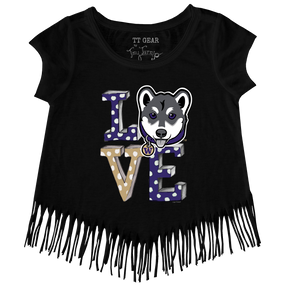 Washington Huskies LOVE Fringe Tee