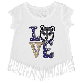 Washington Huskies LOVE Fringe Tee