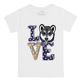 Washington Huskies LOVE Kid's Tee Shirt