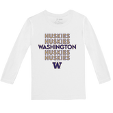 Washington Huskies Stacked Long-Sleeve Tee Shirt
