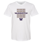 Washington Huskies Stacked Unisex Tee Shirt