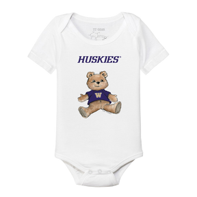 Washington Huskies Teddy Short Sleeve Snapper
