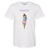 Washington Huskies Triple Scoop Unisex Tee Shirt