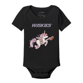 Washington Huskies Unicorn Short Sleeve Snapper