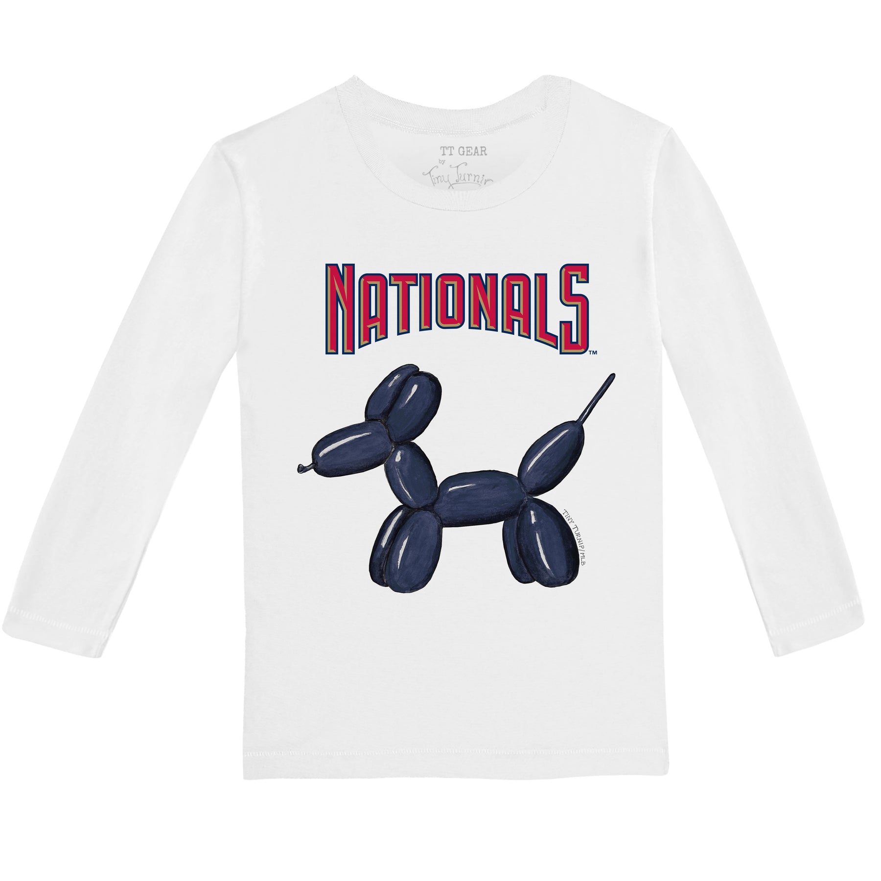 Washington Nationals Balloon Dog Long-Sleeve Tee Shirt