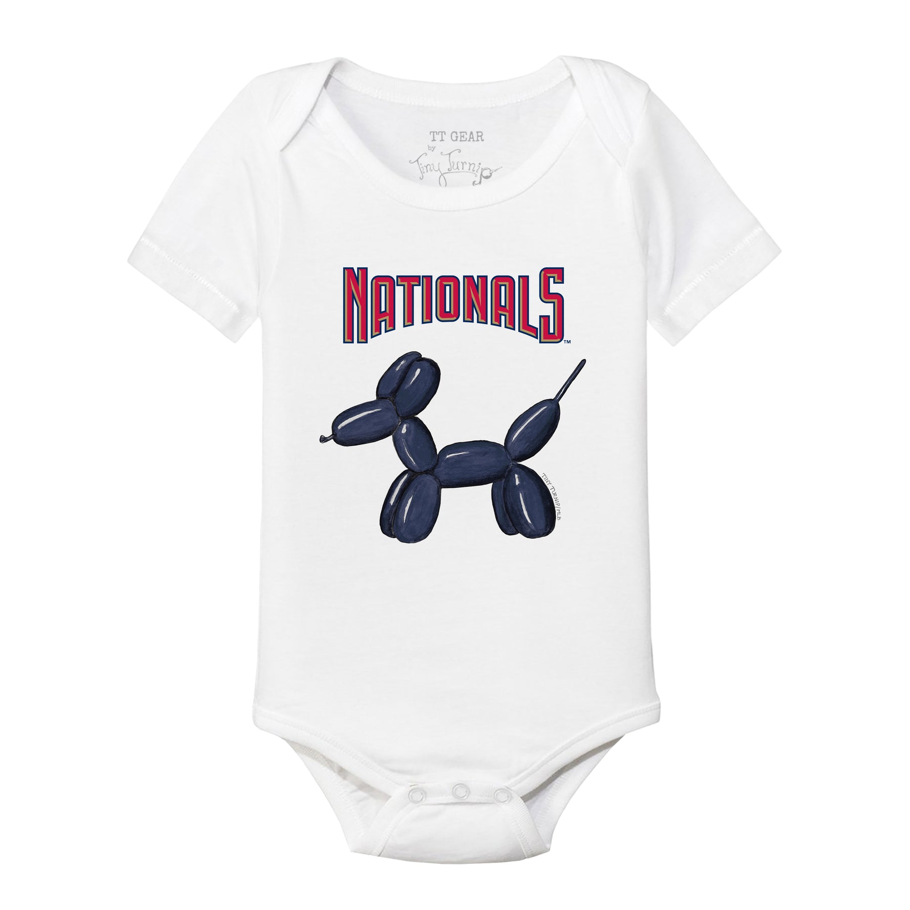 Washington Nationals Balloon Dog Short Sleeve Snapper