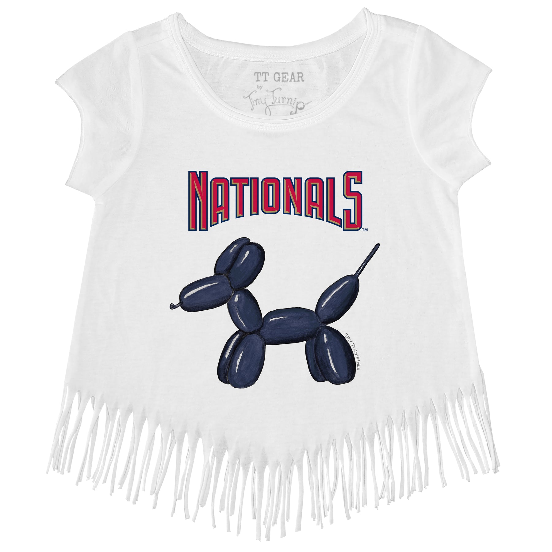 Washington Nationals Balloon Dog Fringe Tee