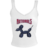 Washington Nationals Balloon Dog Lace Tank