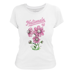 Washington Nationals Blooming Baseballs Tee Shirt