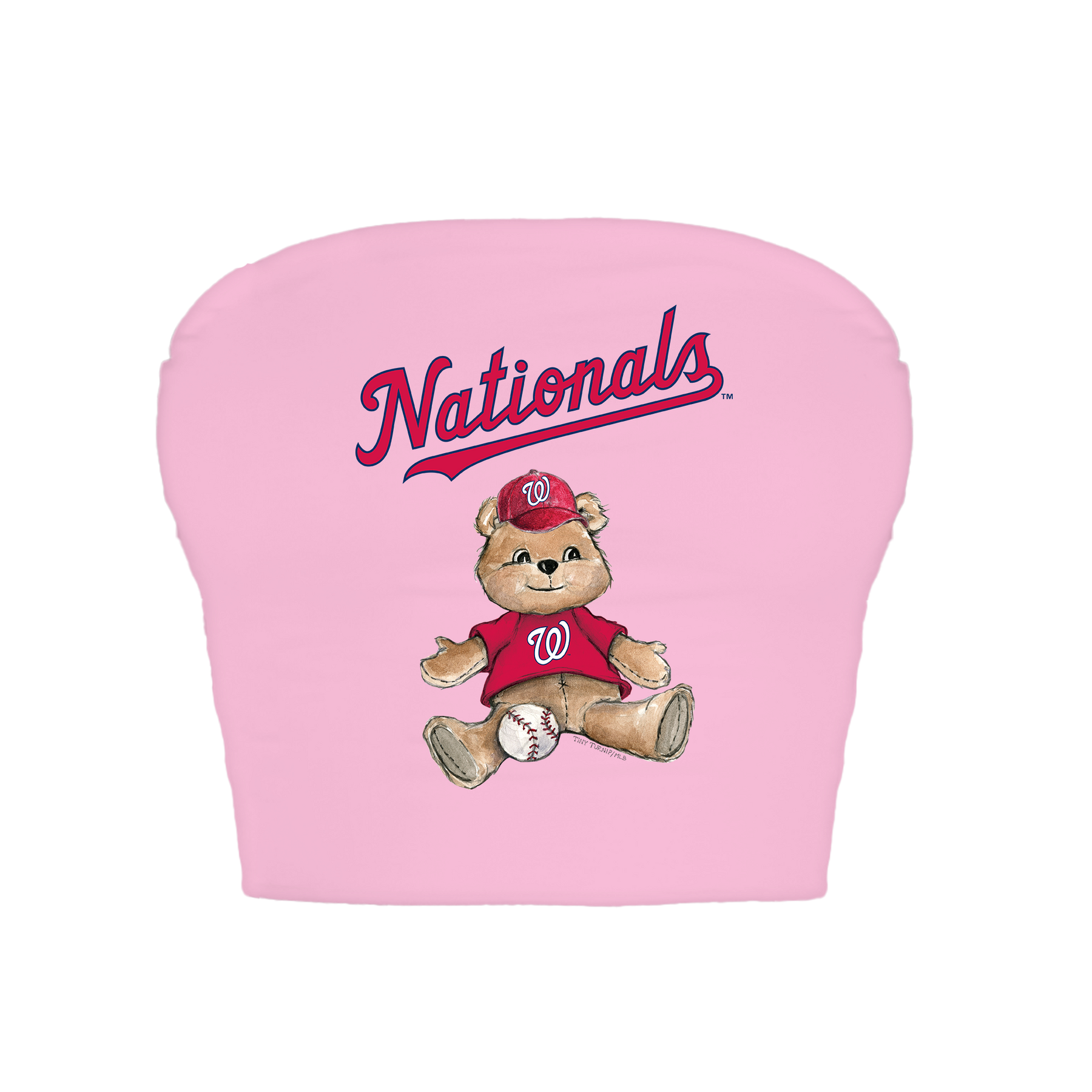 Washington Nationals Teddy Crop Tube Top
