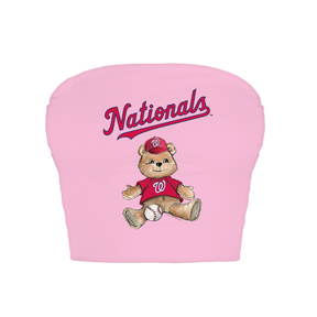 Washington Nationals Teddy Crop Tube Top