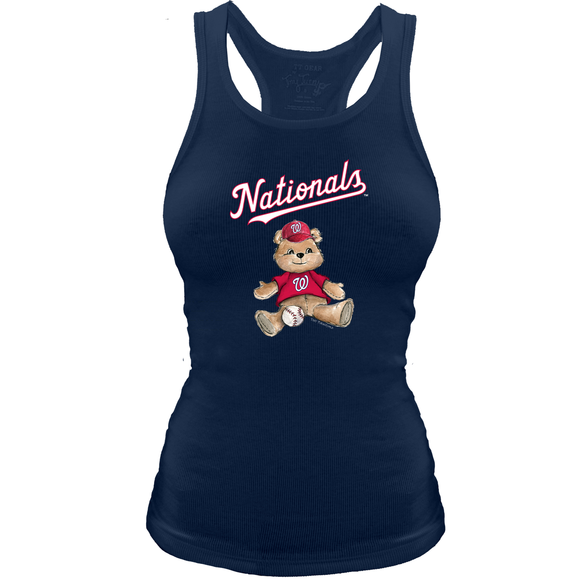 Washington Nationals Teddy Racerback Tank - Tiny Turnip