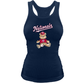 Washington Nationals Teddy Racerback Tank - Tiny Turnip
