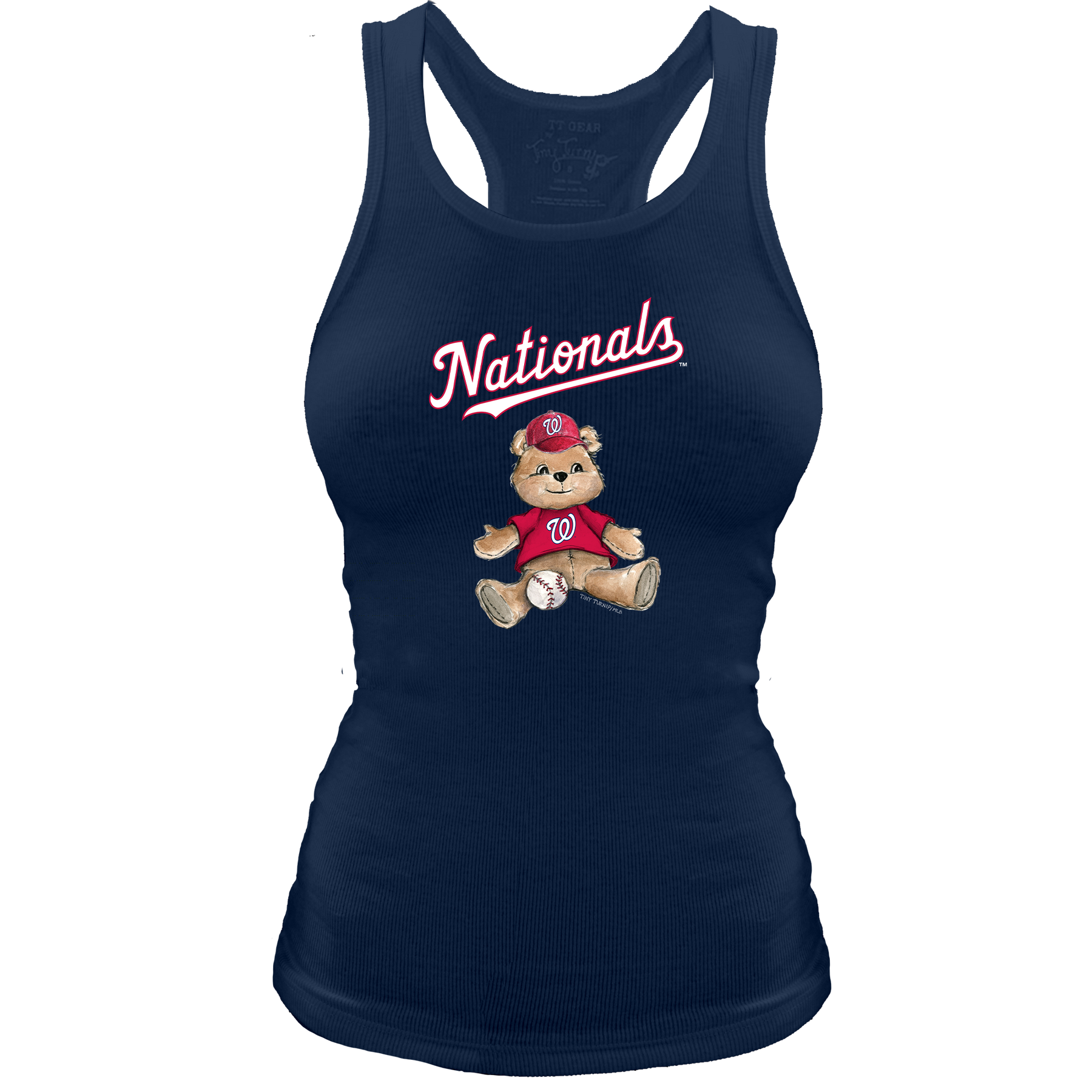 Washington Nationals Teddy Racerback Tank - Tiny Turnip