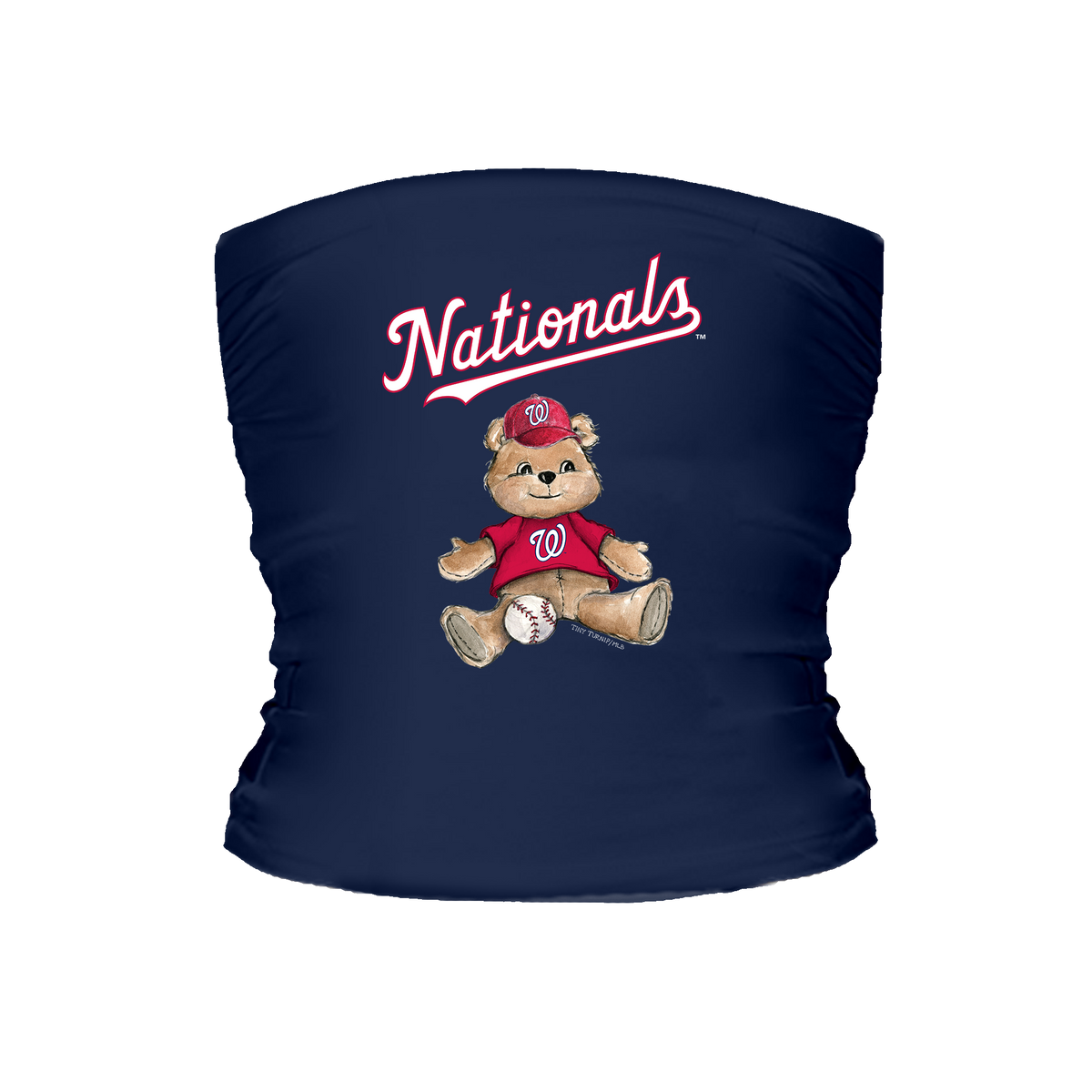 Washington Nationals Teddy Tube Top - Tiny Turnip