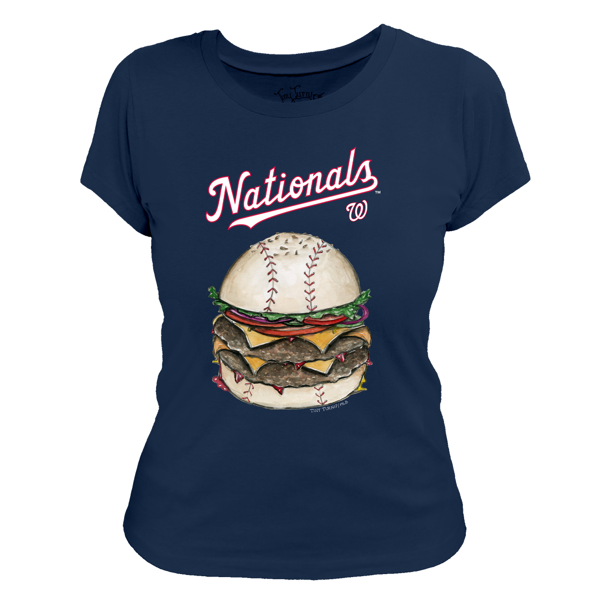 Washington Nationals Burger Tee Shirt