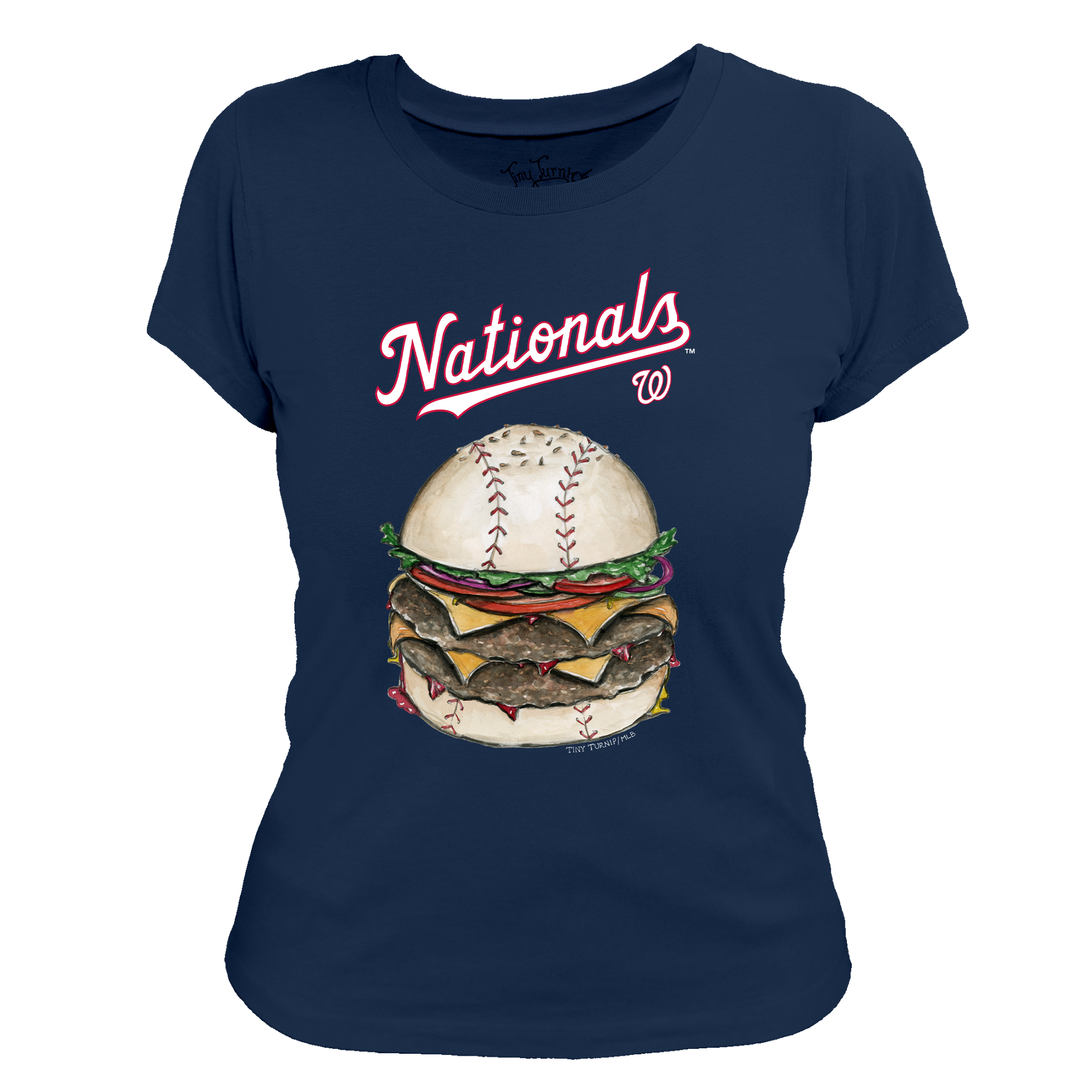 Washington Nationals Burger Tee Shirt