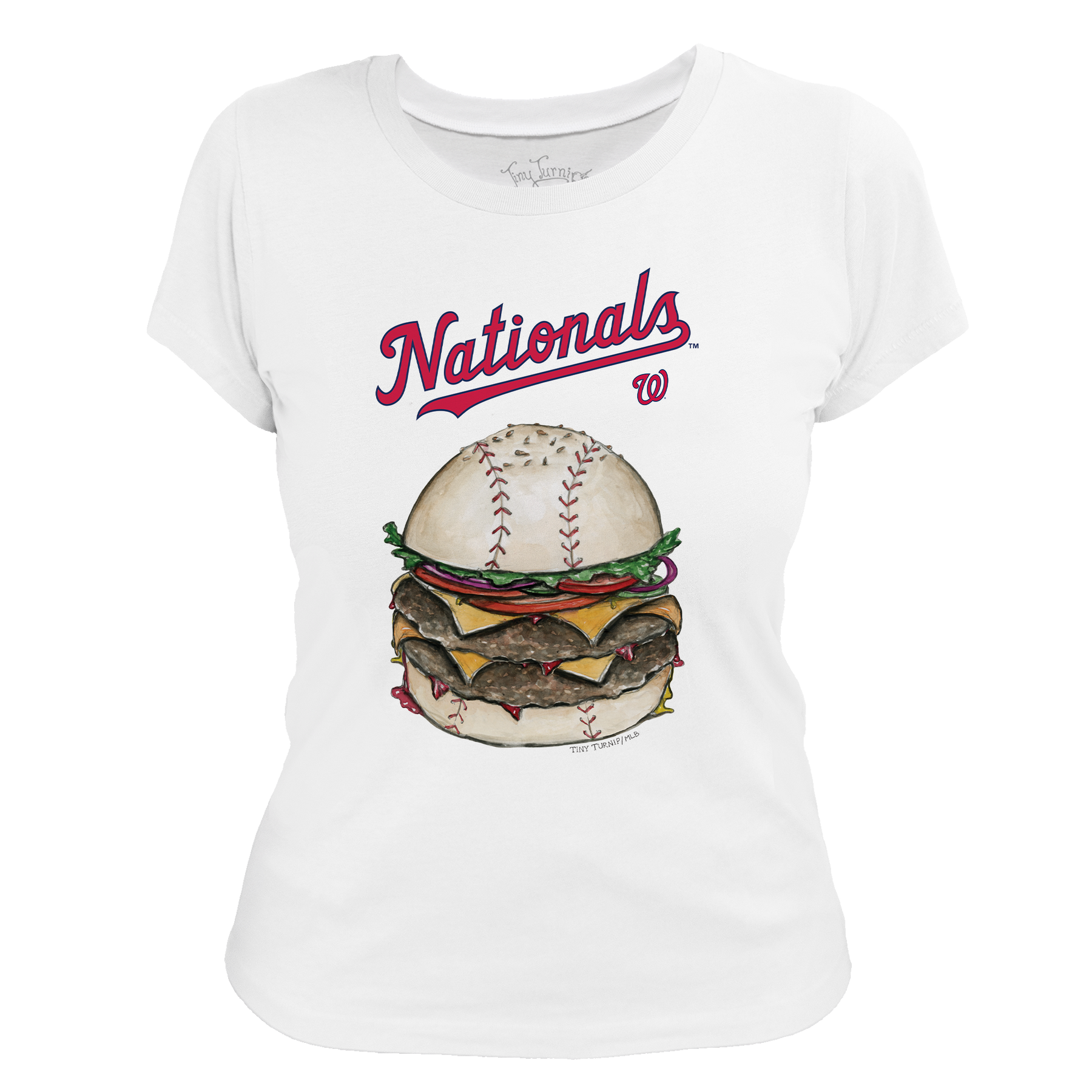 Washington Nationals Burger Tee Shirt