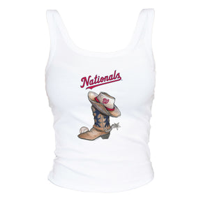 Washington Nationals Cowboy Boot Ribbed Tank