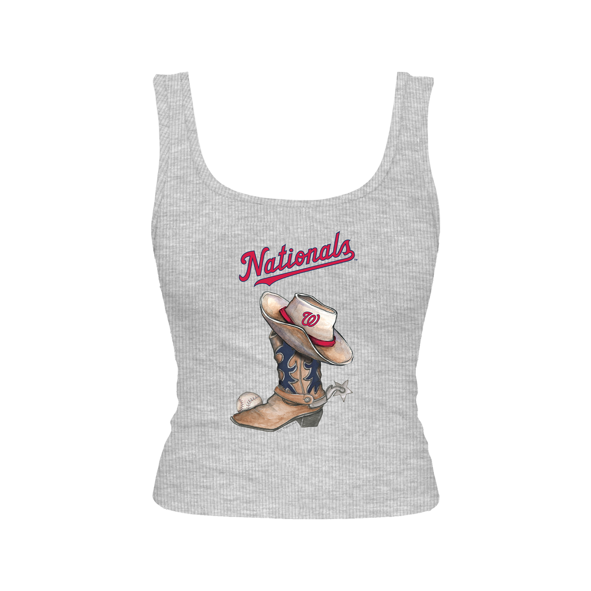 Washington Nationals Cowboy Boot Emmy Tank