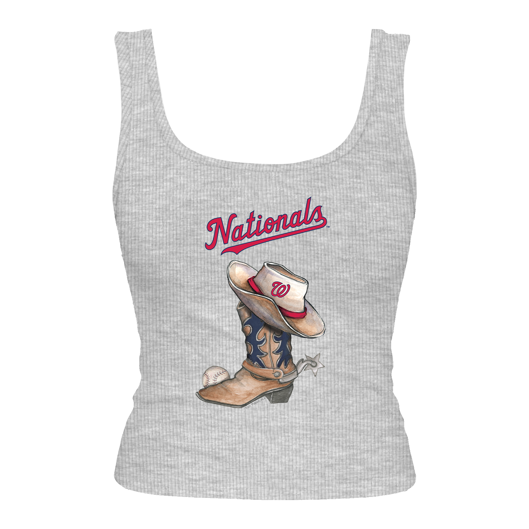Washington Nationals Cowboy Boot Emmy Tank