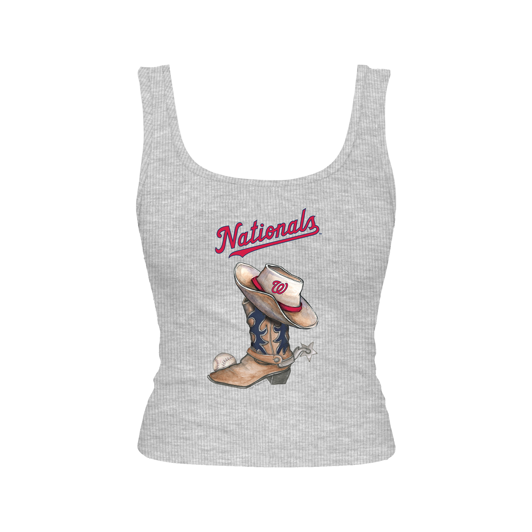 Washington Nationals Cowboy Boot Emmy Tank