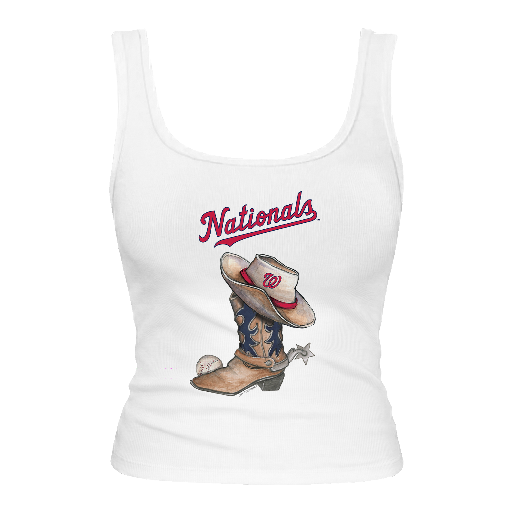 Washington Nationals Cowboy Boot Emmy Tank