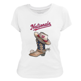 Washington Nationals Cowboy Boot Women's Tee Shirt