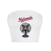 Washington Nationals Fan Crop Tube Top