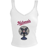 Washington Nationals Fan Lace Tank
