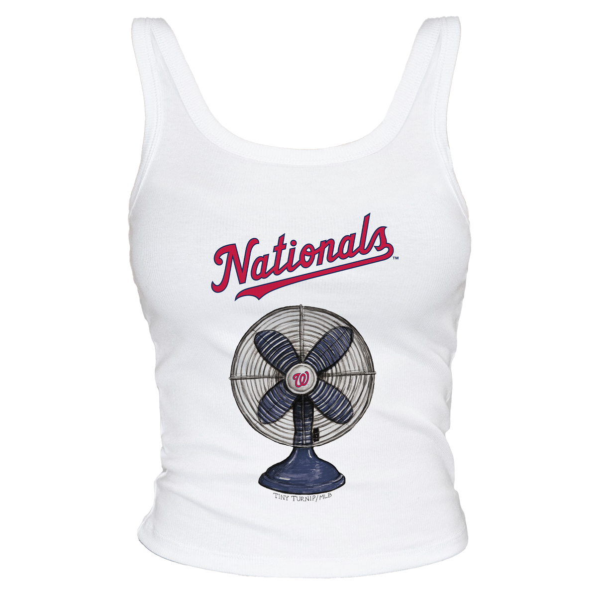 Washington Nationals Fan Crop Tank - Tiny Turnip
