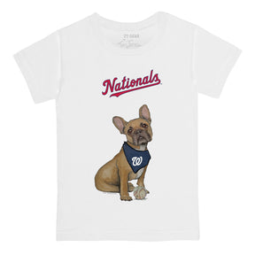 Washington Nationals French Bulldog Tee Shirt