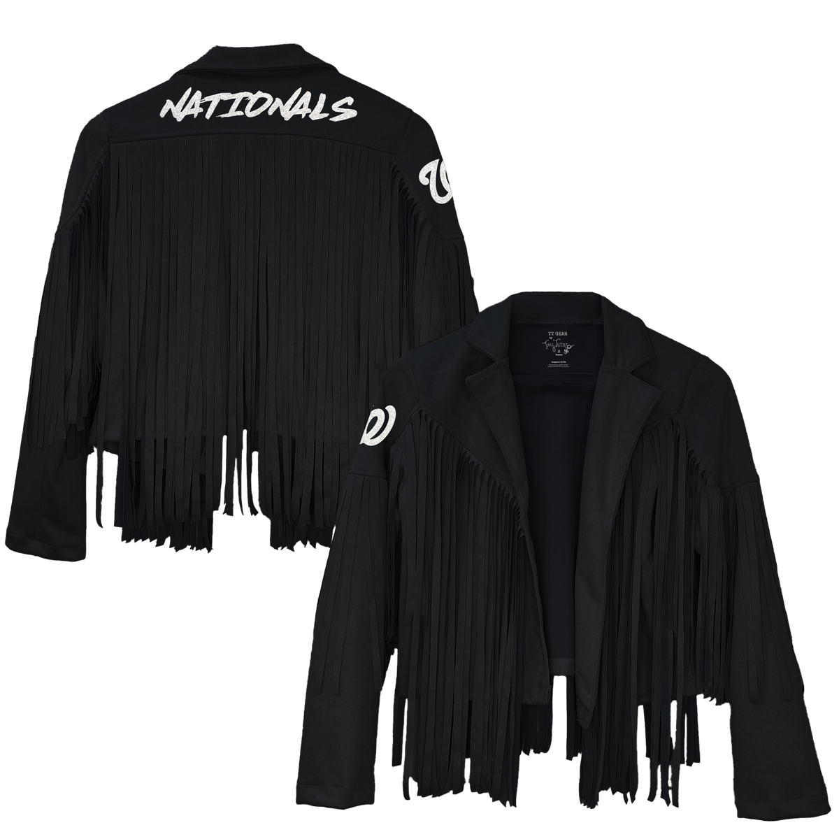 Washington Nationals Farrah Fringe Jacket --(ships after 8/11)