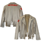 Washington Nationals Farrah Fringe Jacket - Tiny Turnip