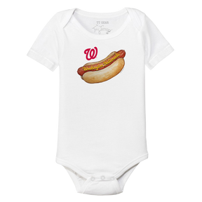 Washington Nationals Hot Dog Short Sleeve Snapper