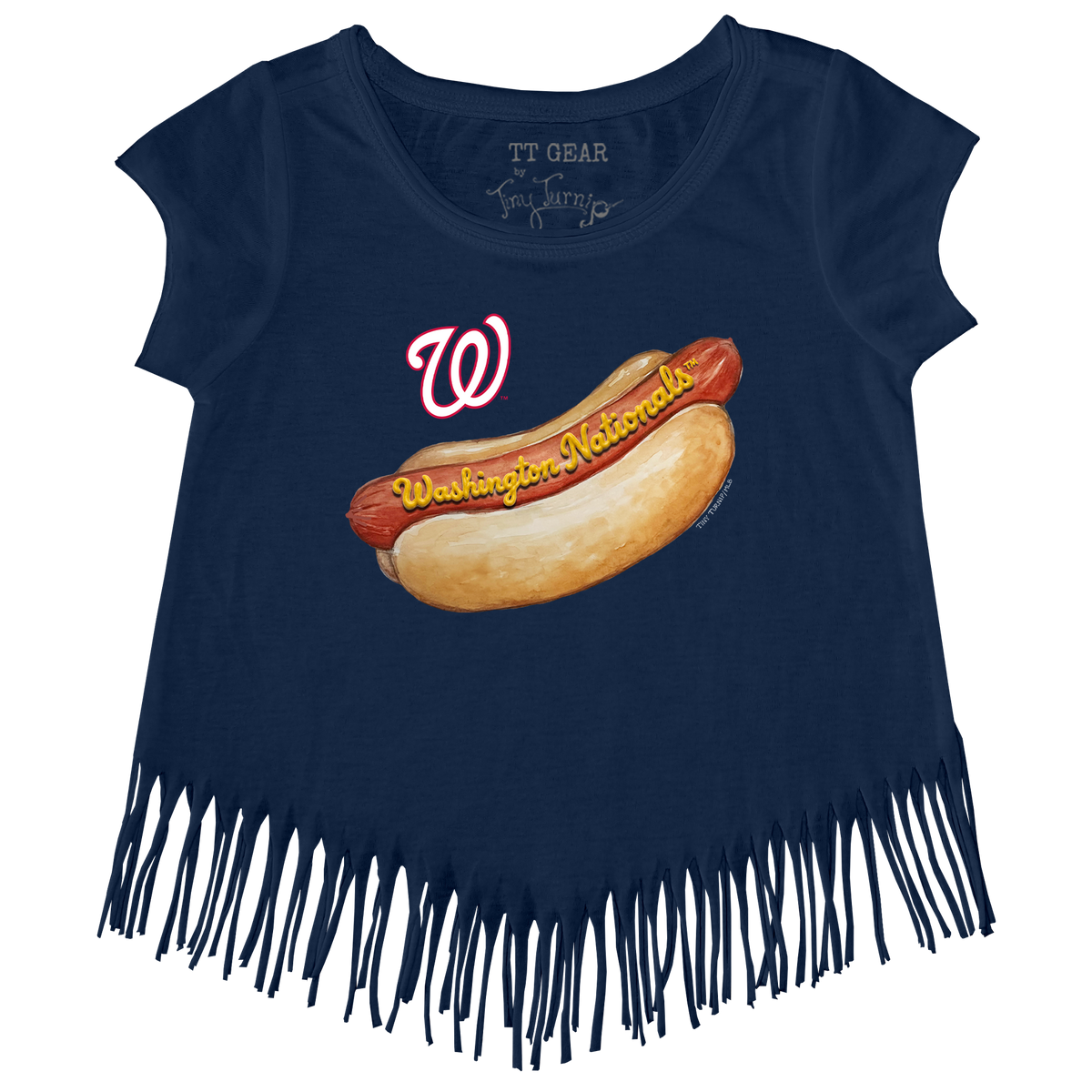Washington Nationals Hot Dog Fringe Tee