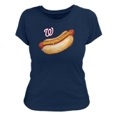 Washington Nationals Hot Dog Women's Tee Shirt
