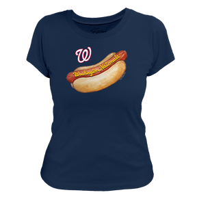 Washington Nationals Hot Dog Women's Tee Shirt