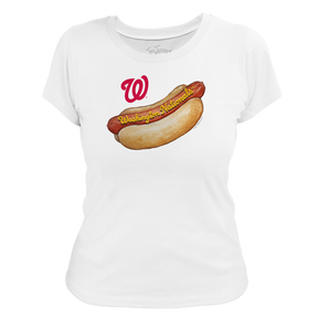 Washington Nationals Hot Dog Women's Tee Shirt