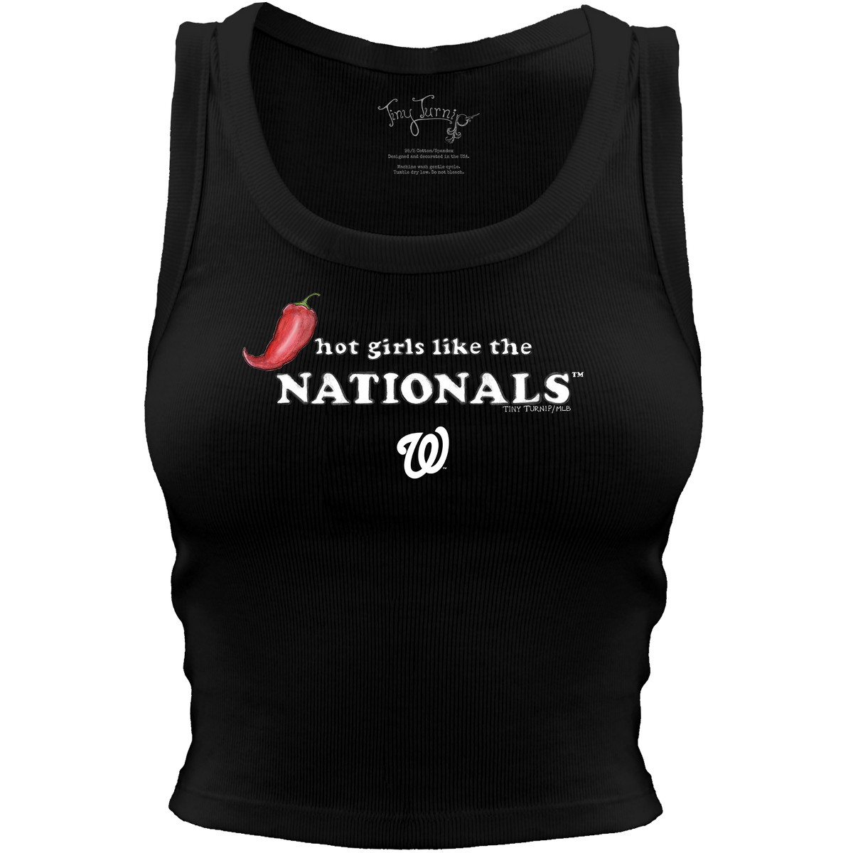 Washington Nationals Hot Girls Crop Tank
